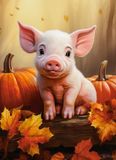 Castorland Puzzle Herfst Biggetje 300 Pièces Multicolor