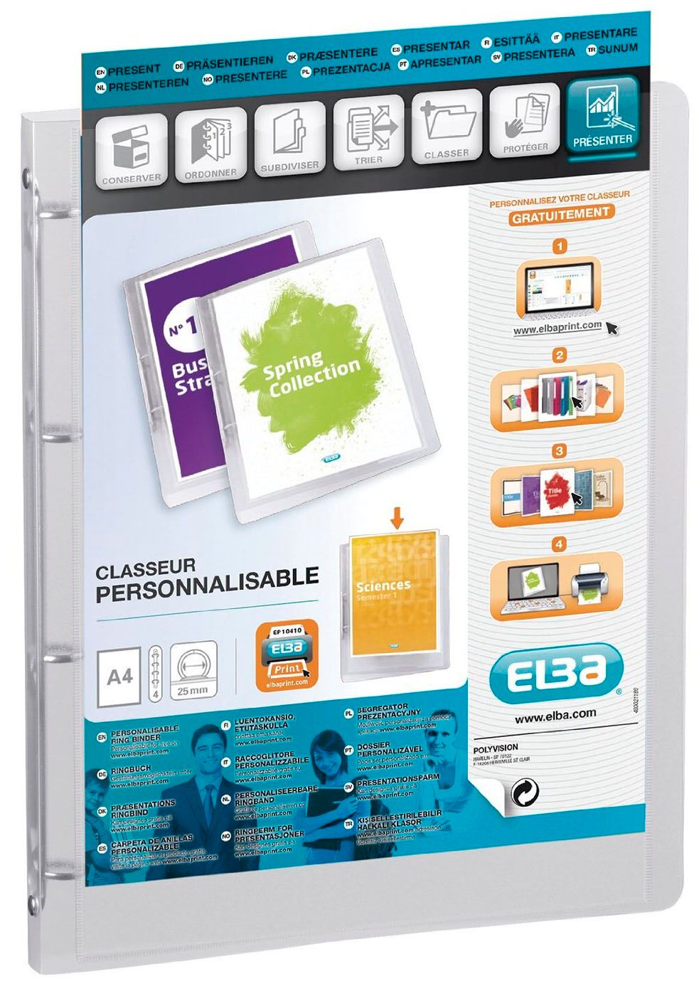 ELBA 100201432 - Mappen - Polypropyleen (PP) - Transparant