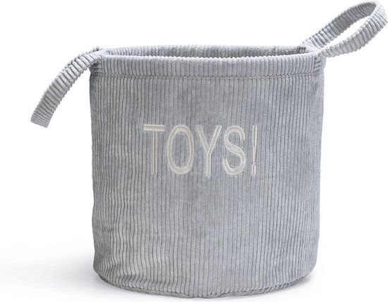 Beeztees Puppy Speelgoedmand Suus - Grijs - 30x30x30 cm