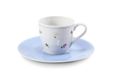 RoseLine Tasse à expresso et soucoupe, 0,07 L, RoseLine, Fleurs, Leander, Porcelaine tchèque