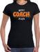 Bellatio Decorations Shoppartners Bv Best Coach Ever / Beste Coach Ooit Cadeau T-shirt / Shirt - Zwart met Oranje en Witte Letters - voor Dames - Verjaardag Shirt / Cadeau T-shirt XL