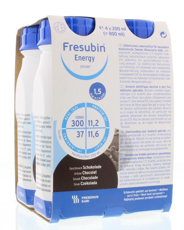 Fresubin Energy drink chocolate 4 X 200