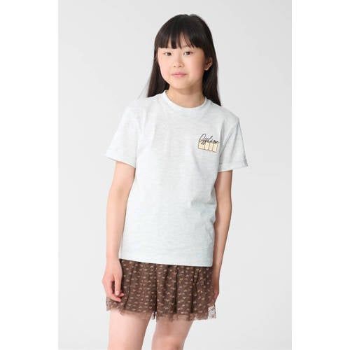 Shoeby T-shirt met print - lichtgrijs