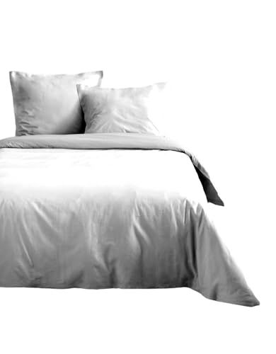 Lovely CASA - Dekbedovertrek – 200 x 200 cm – 100% katoen Oeko-Tex gecertificeerd – kleur wit – model Eden