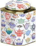 Teapots Bewaarblik Vierkant Paars
