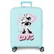 Disney Minnie Heart koffer, turquoise, 40 x 55 x 20 cm, stijf, ABS-kunststof, geïntegreerde TSA-sluiting, 38,4 l, 2,82 kg, 4 dubbele wielen, handbagage, Blauw, Eén maat, cabinekoffer