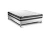 vitalit Ensemble 140x200 matelas hybride sommier blanc