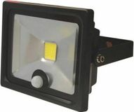 Byron Slimline Beveiligingsschijnwerper met sensor - Zwart - LED - 1500 lm - IP65