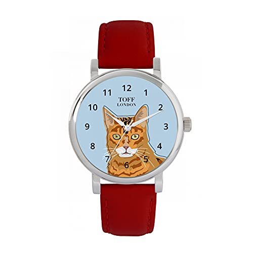 Toff London Ginger Bengal Head Cat Watch