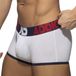 Addicted Boxer OPEN FLY Blanc-Bleu marine