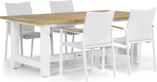 Lifestyle Garden Furniture Lifestyle Brandon/Los Angeles 200 cm dining tuinset 5-delig