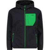 CMP Kinderjas met capuchon, maat 4 jaar, polyester, antracite/deep mint