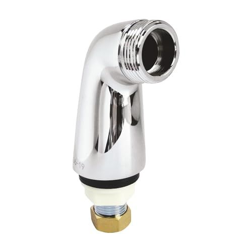 Somatherm 5622 verbindingsstuk Colonette recht "Luxe", verchroomd, grijs