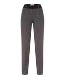Raphaela by Brax Lillyth Fine Tweed Klassieke jersey broek voor dames, 08 antraciet, 38W / 32L