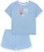 SCHIESSER Meisjes pyjama kort pacific blue katoen 176