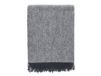 Scandi Living Plaid en laine Sandstone 130x180 cm Indigo bleu