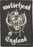 Motörhead England Patch zwart-wit Polyester