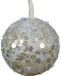 Decoris Kerstbal foam d8 cm wit mint
