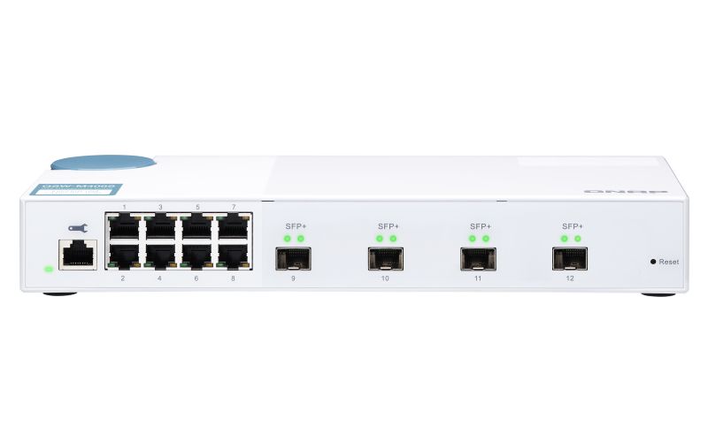 QNAP QSW-M408S - Managed L2 Gigabit Ethernet Switch - White