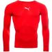PUMA T-shirt LIGA Baselayer Tee LS Jr, Puma Red, 128, 655921 01