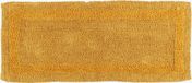Homescapes tapis de bain moutarde 40x100 cm coton