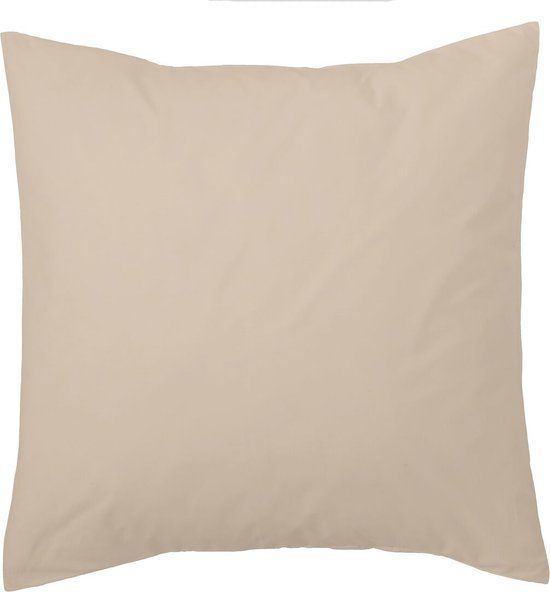 Alexandra House Living Beige Cotton Square Pillowcase - 40 x 40 cm
