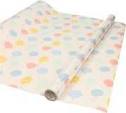 Shoppartners Bv Inpakpapier/cadeaupapier - 4x - ballonnen print gekleurd - 200 x 70 cm