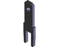 Tong Vogt Verbindungstechnik 3785c08.68 Plug-tong Insteekbreedte: 2.8 mm Insteekdikte: 0.8 mm 180 ° Ongeïsoleerd Metaal 100 stuk(s)