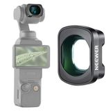 NEEWER 2x macro-objectief voor Pocket 4 & 3, magnetisch, 3 elem./3 gr., meerlaags gecoat HD glas, compatibel met DJI Osmo Pocket 4 & 3, filters niet stapelen, LS-64