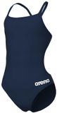 Arena Meisjes Badpak Team Challenge Solid Navy Wit