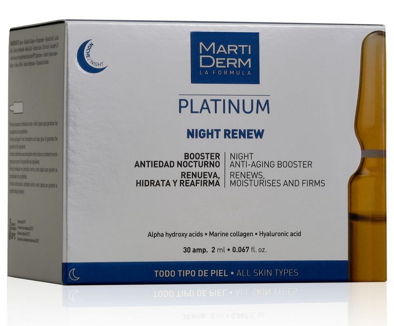 MartiDerm PLATINUM Night Renew Face Serum - 60 ml