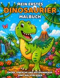 Mein erstes Dinosaurier Malbuch