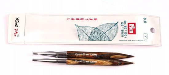 Prym Knit Pro Verwisselbare Breinaalden Hout 8.0mm
