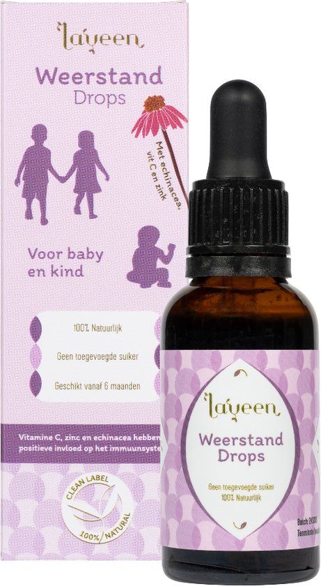 Weerstand Drops - voor babies en kinderen - 30 ml - Laveen
