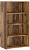 vidaXL Highboard Oud Hout 70 x 41 x 124 cm Bewerkt Hout