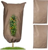 Relaxdays Beschermhoes planten - set van 3 - 180 x 120 cm - tegen vorst