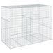 vidaXL Gabion avec couvercle, 200x100x150 cm, acier galvanisé