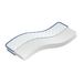 VidaXL Traagschuimmatras 80x160x17 cm Blauw, Wit