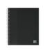 OXFORD School Life Documentenmap, spiraalbinding, A5, 80 overzichten, 40 hoesjes, omslag, polypropyleen, zwart, 15 stuks