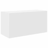 vidaXL Badkamerwandkast - 60x25x30 cm - Bewerkt Hout - Wit
