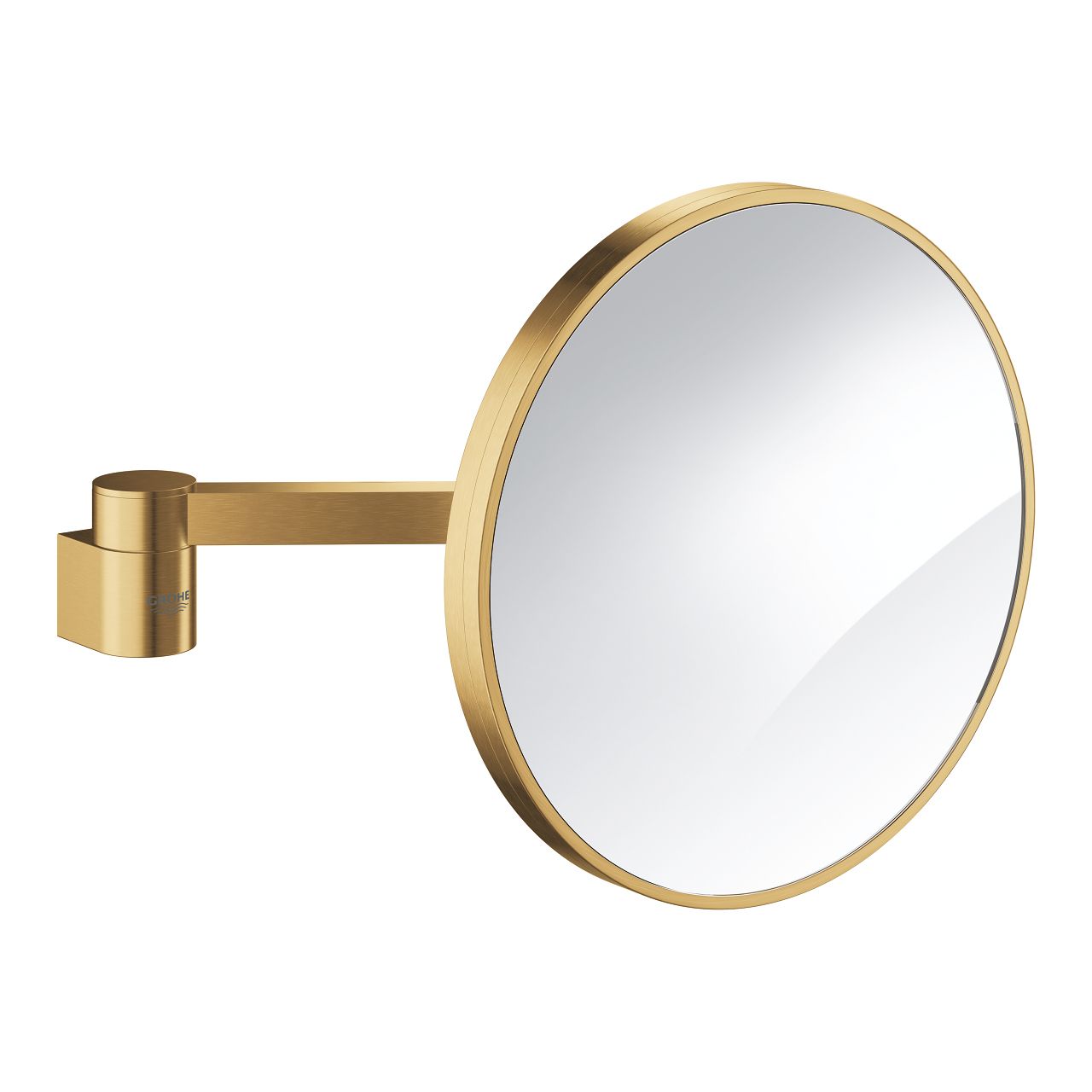 GROHE Selection Make-Up Spiegel - Cool Sunrise Geborsteld (mat goud) - Rond