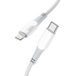 HOCO X70 Câble de données et de chargement USB-C vers Lightning, 20W, 1m, Blanc