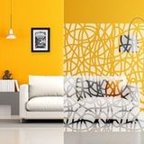 Dimexact - Film décoratif pour vitre motif abstrait - 152 cm x 10 m - en rouleau
