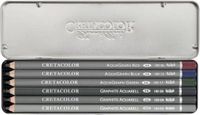 Cretacolor Grafiet & Aquarel Potloden Set 6 stuks
