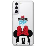ERT GROUP mobiel telefoonhoesje voor Samsung S21 origineel en officieel erkend Disney patroon Minnie 027