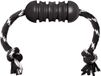 Kong Extreme Dental met Touw - Zwart Wit - 12 x 5 x 5 cm