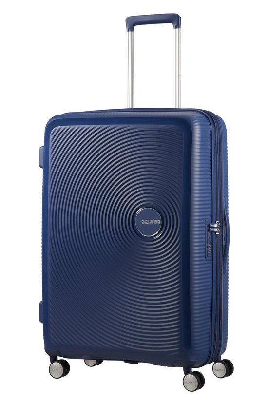 American Tourister Soundbox Spinner 77/28 TSA - Blauw - 110L - Hardcase
