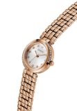 Guess Clara Quartz Analoog Horloge Roségoudkleurig Kast Gemaakt Van 100% Roestvrij Staal En Een Bandje Van 100% Roestvrij Staal 28 GW0930L3