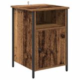 vidaXL Nachtkastje Oudhout 40 x 42 x 60 cm Bewerkt hout