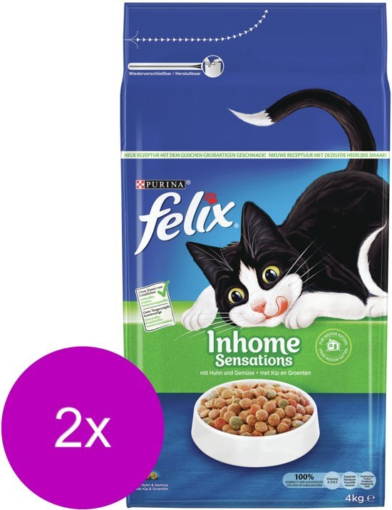FELIX Inhome Sensations - Kattenvoer - 2 x 4 kg